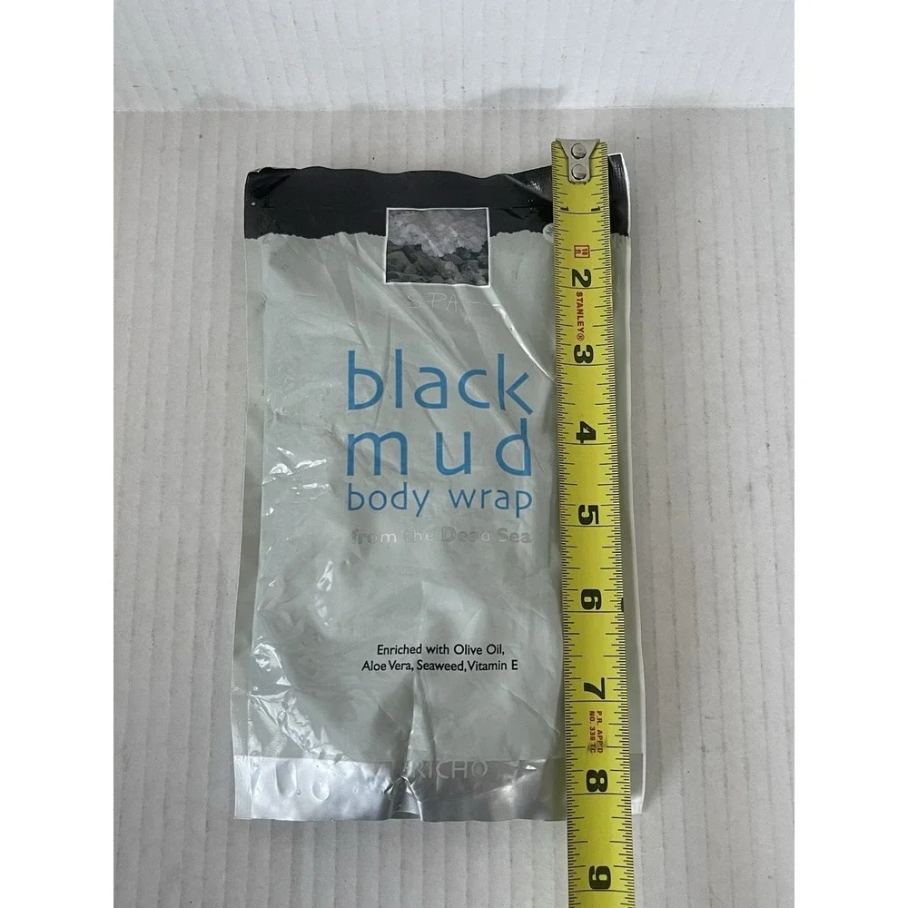Jericho Black Mud Body Wrap 600g Dead Sea Spa Treatment Made in Israel Sealed